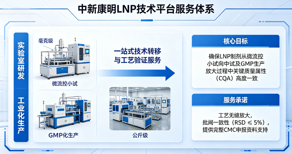 LNP制剂技术转移与工艺验证服务