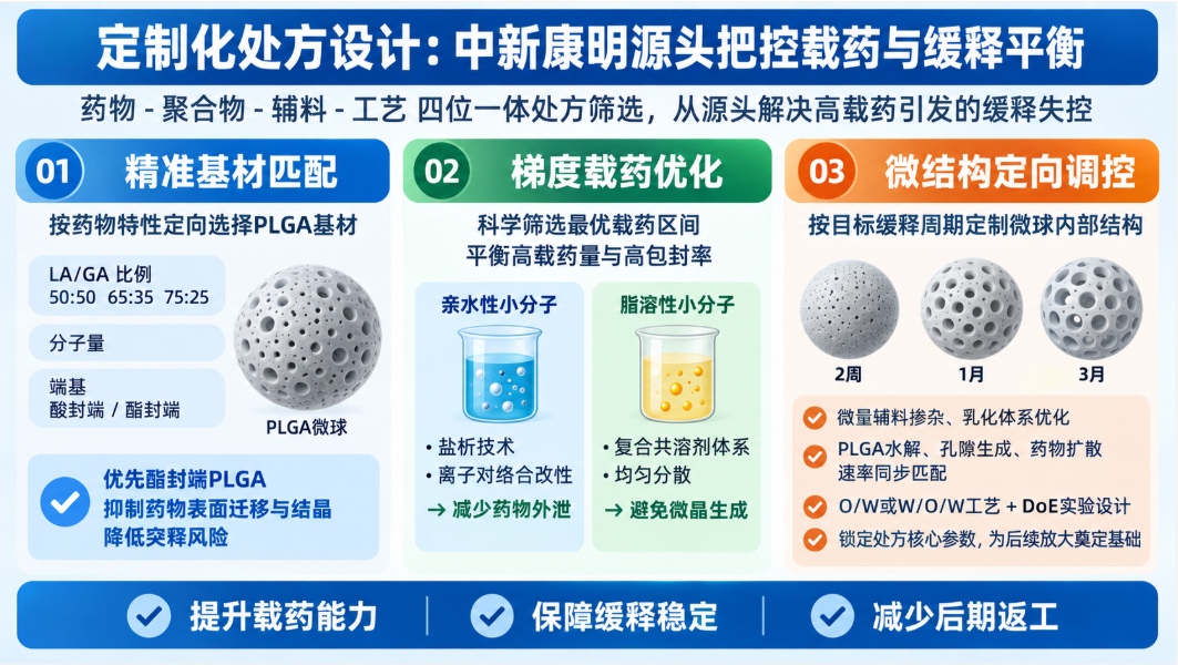 定制化处方设计:中新康明源头把控载药与缓释平衡 定制化处方设计:中新康明源头把控载药与缓释平衡