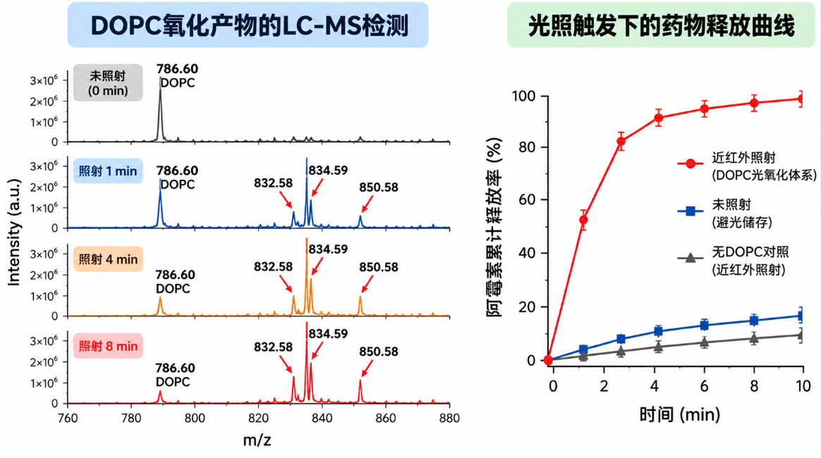 案例:光触发释放脂质体中的DOPC氧化控制 案例:光触发释放脂质体中的DOPC氧化控制