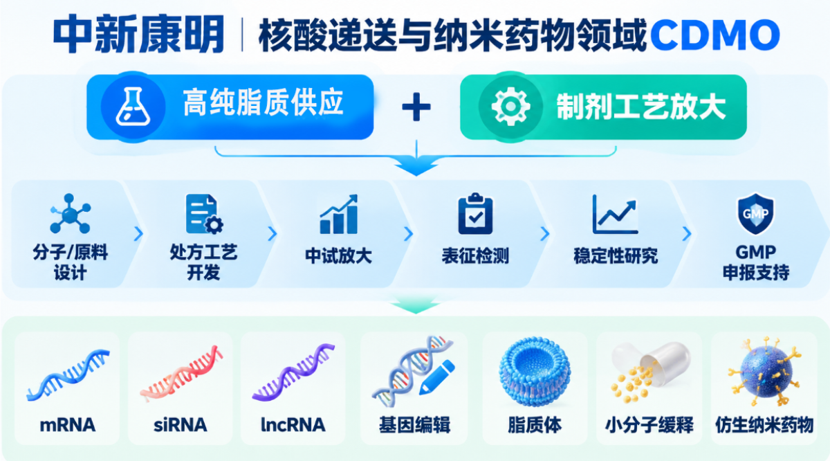 LNP用DSPC原料CDMO，如何建立稳定的高纯磷脂供应工艺？