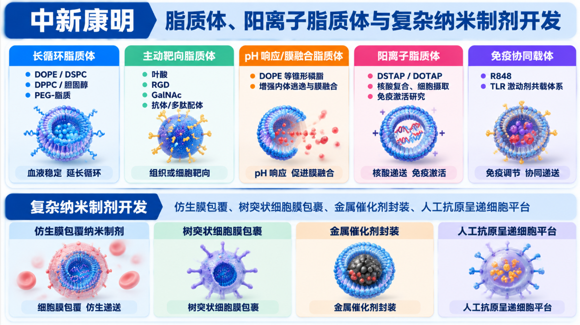 脂质体、阳离子脂质体与复杂纳米制剂开发 脂质体、阳离子脂质体与复杂纳米制剂开发